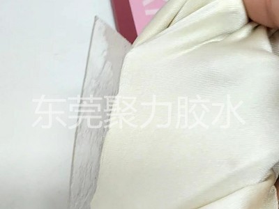 透明PET粘接聚氨酯布料用聚力牌環(huán)保無氣味膠水粘接案例！